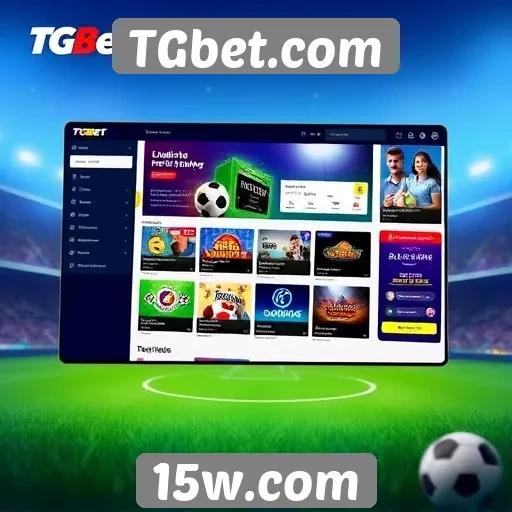 Exploração da interface do usuário do TGbet.com